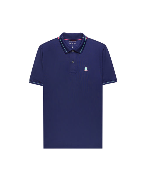 POLO M/C PSYCHO BUNNY PARA HOMBRE COLOR AZUL MT0100183402