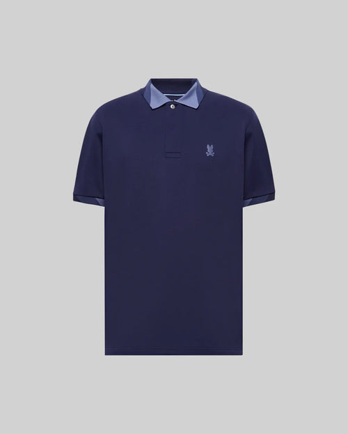 PSYCHO BUNNY POLO DEPORTIVO ONYX PARA CABALLERO HOMBRE AZUL MT0100117402