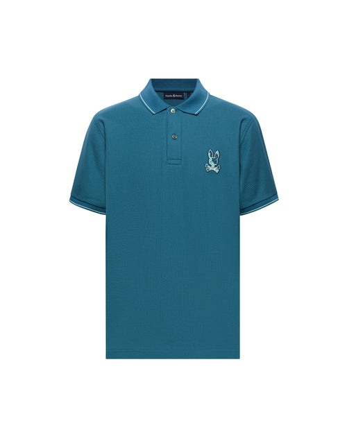 PSYCHO BUNNY POLO OLIVIER PARA CABALLERO HOMBRE AZUL MT0100119406