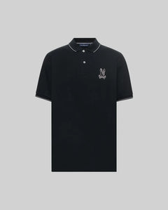 PSYCHO BUNNY POLO OLIVIER PARA CABALLERO HOMBRE NEGRO MT0100119001