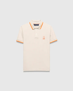 POLO M/C PSYCHO BUNNY PARA NIÑO COLOR BEIGE KT0100100254