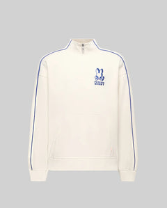 SUDADERA PSYCHO BUNNY PARA HOMBRE COLOR BLANCO MT0500175250