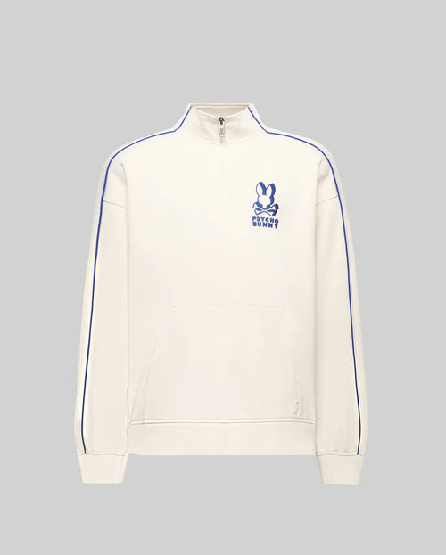 SUDADERA PSYCHO BUNNY PARA HOMBRE COLOR BLANCO MT0500175250
