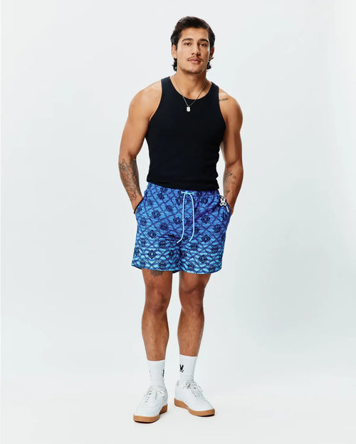 T-SWIM PSYCHO BUNNY PARA HOMBRE COLOR AZUL MB1000074426