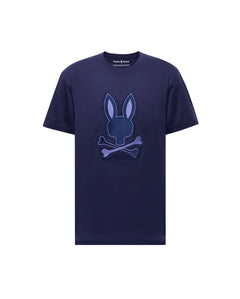 PSYCHO BUNNY CAMISETA HOMBRE CUELLO REDONDO AZUL