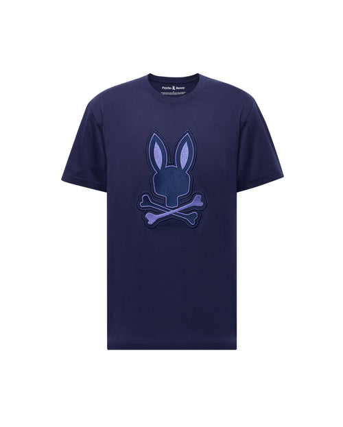 PSYCHO BUNNY CAMISETA HOMBRE CUELLO REDONDO AZUL