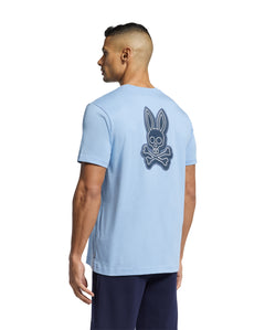 PSYCHO BUNNY CAMISETA HOMBRE CUELLO REDONDO AZUL