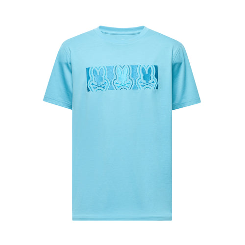 PSYCHO BUNNY CAMISETA HOMBRE CUELLO REDONDO AZUL