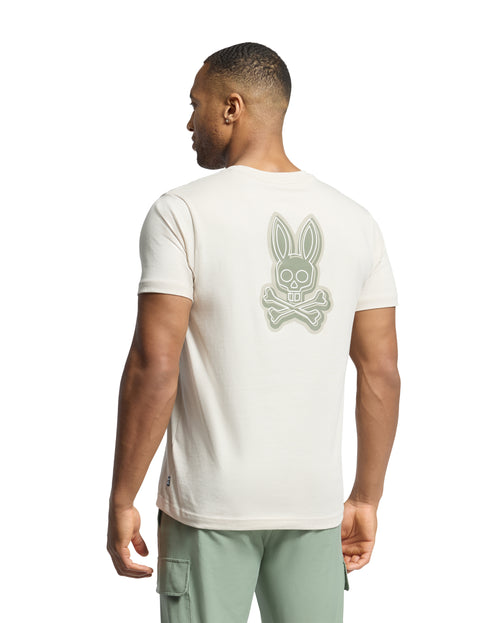 PSYCHO BUNNY CAMISETA HOMBRE CUELLO REDONDO BEIGE