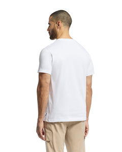 PSYCHO BUNNY CAMISETA HOMBRE CUELLO REDONDO BLANCO