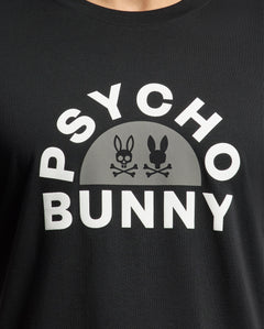 PSYCHO BUNNY CAMISETA HOMBRE CUELLO REDONDO NEGRO