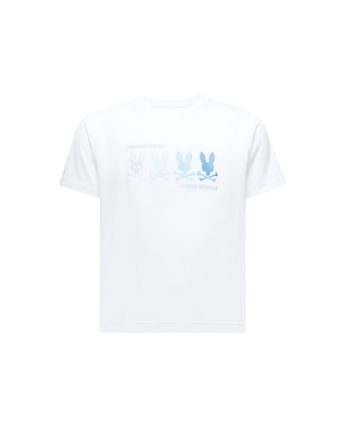 PSYCHO BUNNY CAMISETA NIÑO CUELLO REDONDO BLANCO