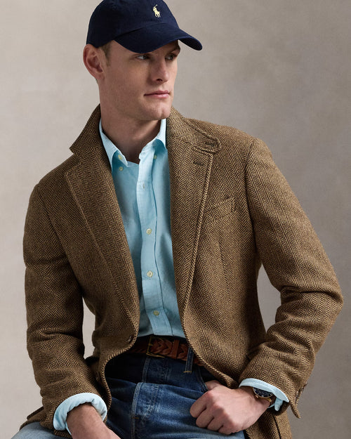 RALPH LAUREN HOMBRE CAMISA M/L AZUL