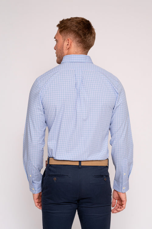 RALPH LAUREN CAMISA MANGA LARGA HOMBRE AZUL