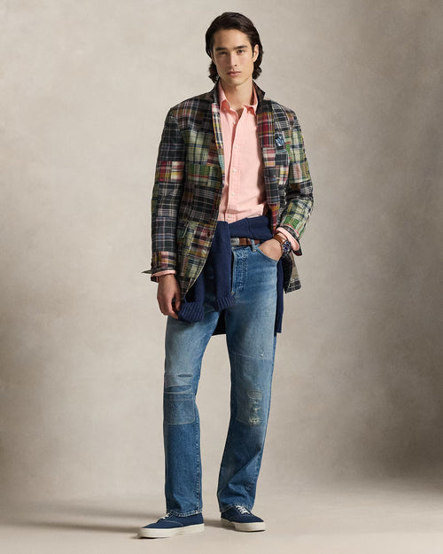 RALPH LAUREN HOMBRE CAMISA M/L NARANJA