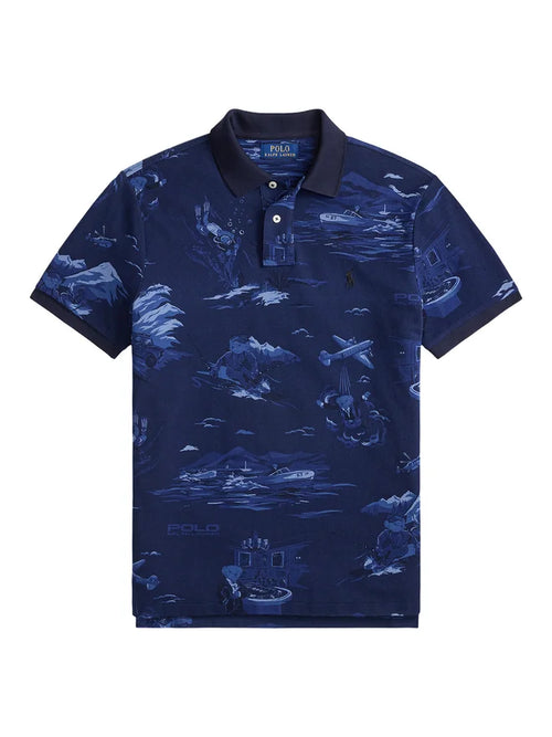 RALPH LAUREN HOMBRE CAMISA POLO M/C AZUL