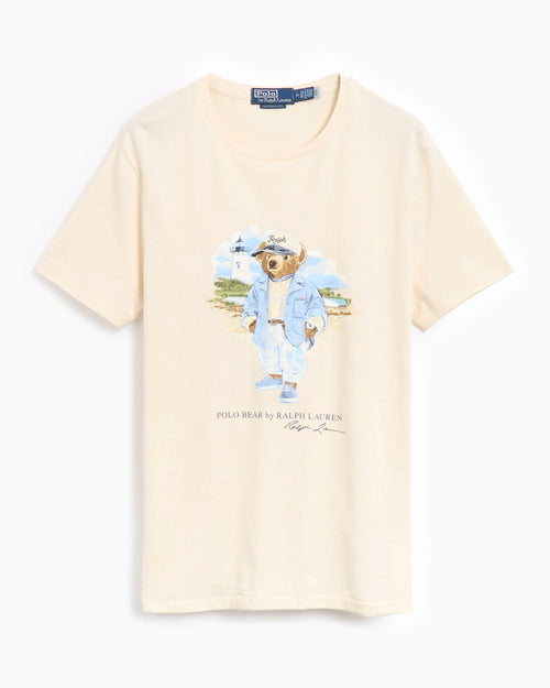 ralph lauren camisetas cuello redondo hombre beige