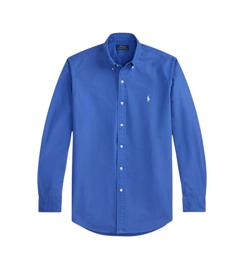 CAMISA MANGA LARGA RALPH LAUREN PARA CABALLERO SPORT AZUL REF 710805564512
