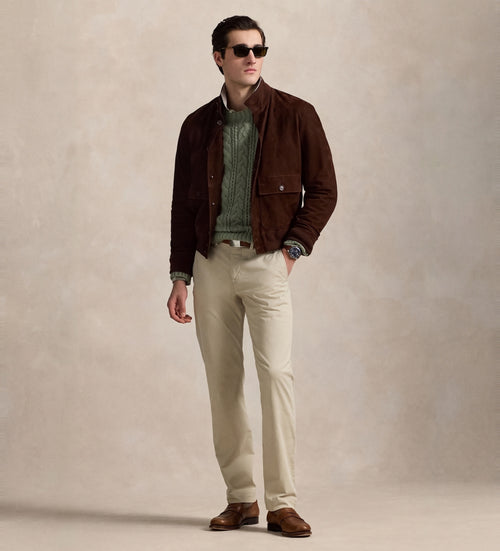 PANTALÓN LARGO RALPH LAUREN PARA CABALLERO STRAIGHT FIT BEIGE REF 710687424001
