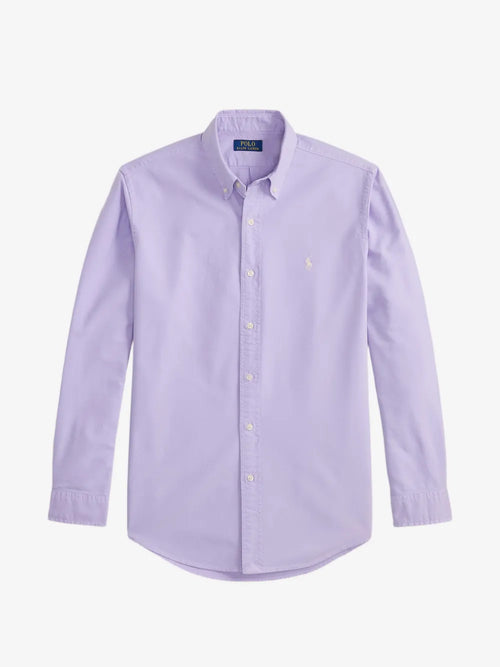CAMISA RALPH LAUREN PARA CABALLERO MANGA LARGA SPORT MORADO REF 710805564511