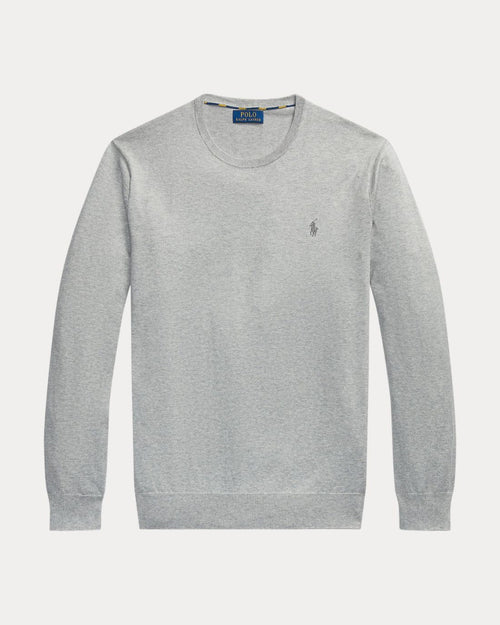 Sueter Ls Sf Cn Pp-Long Sleeve-Sweater Ralph Lauren Para Hombre De Color Gris