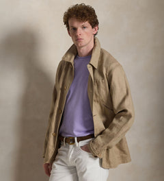 CAMISETA RALPH LAUREN PARA CABALLERO MANGA CORTA MORADO REF 710740727507