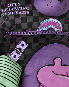 Mochila De Oso Purple Slime Takeover Sprayground Color Assorted