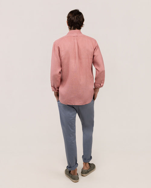 Camisa Lino EL GANSO HOMBRE ROJO