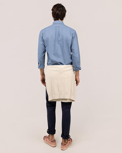Camisa Algodón Garment Dyed EL GANSO HOMBRE AZUL 1050s260026