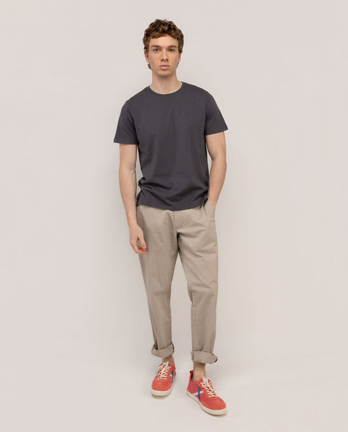 Camiseta Garment Dyed EL GANSO HOMBRE GRIS