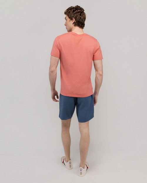 Camiseta Garment Dyed EL GANSO HOMBRE NARANJA