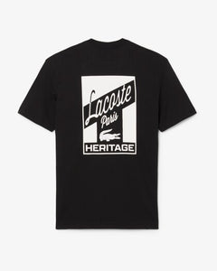 LACOSTE TH5948031 CAMISETA MULTI ESTAMPADA BLACK