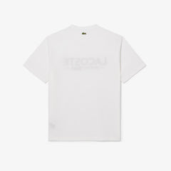 LACOSTE TH654123001 CAMISETA DE ALGODON ESTAMPADA WHITE
