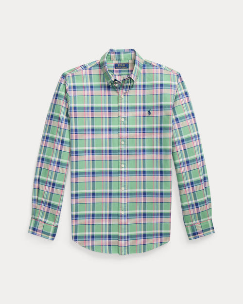 CAMISA M/L RALPH LAUREN HOMBRE 7060C GREEN PINK MULTI 710922273007