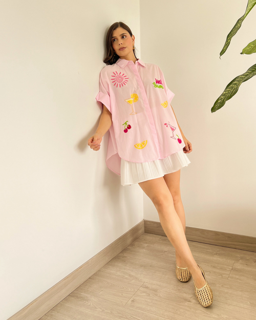 CAMISA PRIMIA P.081 ROSA