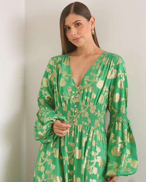 VESTIDO PRIMIA P.010 VERDE