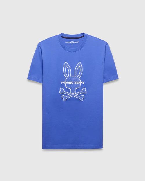 T-SHIRT PSYCHO BUNNY PARA HOMBRE COLOR AZUL MT0200282426