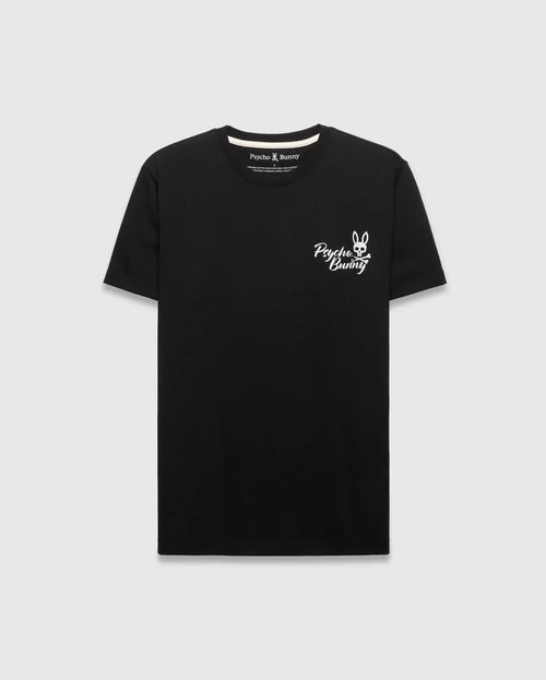 T-SHIRT PSYCHO BUNNY PARA HOMBRE COLOR NEGRO MT0200276001