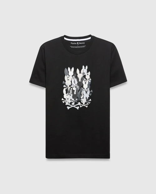 T-SHIRT PSYCHO BUNNY PARA HOMBRE COLOR NEGRO MT0200285001