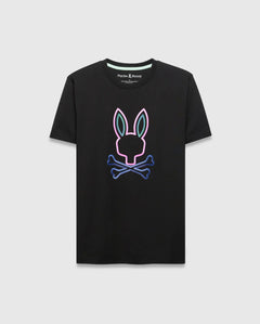 T-SHIRT PSYCHO BUNNY PARA HOMBRE COLOR NEGRO MT0200303001