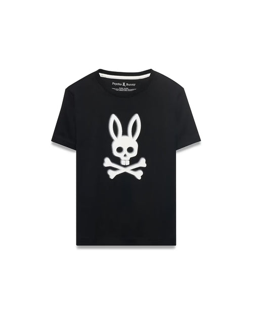 CAMISETA PSYCHO BUNNY PARA NIÑO COLOR NEGRO