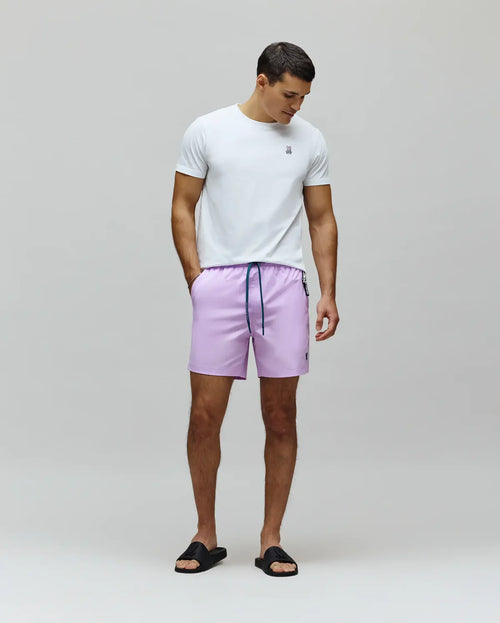 PSYCHO BUNNY VESTIDO DE BAÑO HIDROCRÓMICO SAMOS PARA CABALLERO HOMBRE ROSADO B6W453F200507