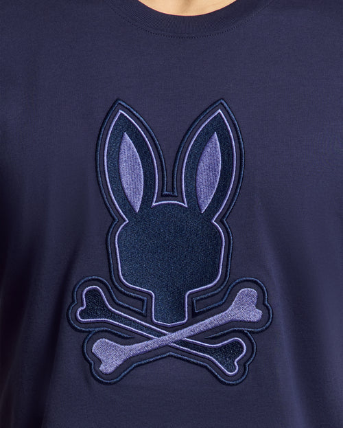 PSYCHO BUNNY CAMISETA HOMBRE CUELLO REDONDO AZUL
