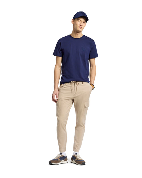 PSYCHO BUNNY CAMISETA HOMBRE CUELLO REDONDO AZUL