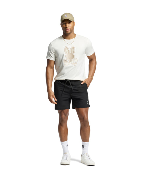 PSYCHO BUNNY CAMISETA HOMBRE CUELLO REDONDO BEIGE