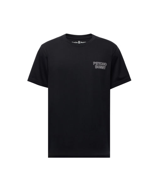 PSYCHO BUNNY CAMISETA HOMBRE CUELLO REDONDO NEGRO