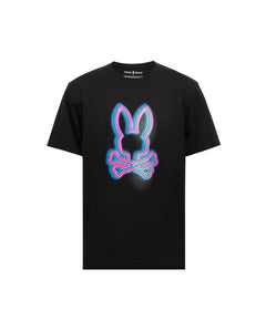 PSYCHO BUNNY CAMISETA HOMBRE CUELLO REDONDO NEGRO