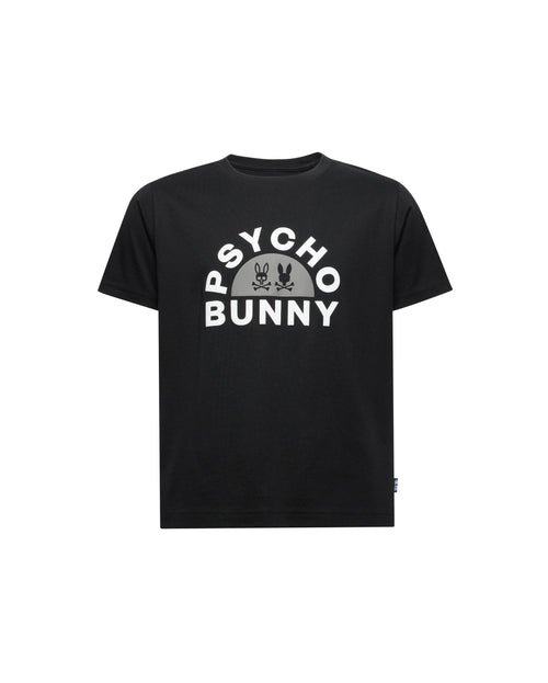 PSYCHO BUNNY CAMISETA NIÑO CUELLO REDONDO NEGRO