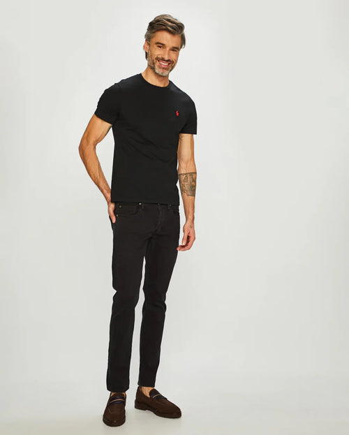 ralph lauren camisetas cuello redondo hombre negro