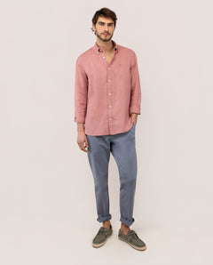 Camisa Lino EL GANSO HOMBRE ROJO